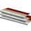 BS EN 10230-1:2000 PA Paper Collated Strip Nails 34deg-Angle 3.06x75mm Low Carbon C1018 Bright Half red vinyl Coated Smooth D-Hd