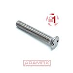*DIN 7991 2-Hole Security Fastener 2-Hole M4x10mm Class A2 PLAIN Stainless TH5 METRIC Full Countersunk