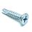 ISO 15482 Tapping Screw for Metal 2.9x13mm Carbon Steel Zinc Plated Phillips Full Flat