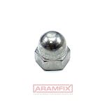 DIN 1587 Cap Nuts M5 AISI 303 PLAIN Stainless METRIC