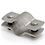 NIBRO 25 Heavy Duty Pipe Clamp SET 17.2mmxMat.25x3mm d2 9mm (incl.M8x25mm) V4A - AISI 316 (1.4404) PLAIN Stainless