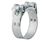DIN 3017-3 Bolt hose clamp 187-200/25 W2 (Screw 1.0244/Band 1.4016) PLAIN Stainless