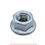 ISO 4161 Flange Nuts M6 Class 8 Steel HDG-ISO [ISO FIT]