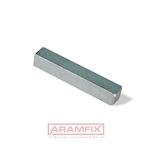 DIN 6880 Paralell Key Type B Square-ended M20x1000mm Steel PLAIN METRIC