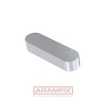 DIN 6885A Paralell Key Type A Round-ended M3x10mm Class A4 PLAIN Stainless METRIC