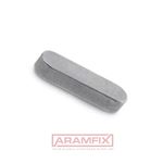 DIN 6885A Paralell Key Type A Round-ended M4x12mm Steel PLAIN METRIC