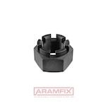 ISO 7035 Crown Hex Nuts M18-1.50 Class 14H PLAIN METRIC