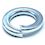 DIN 7980 Square Washer M3 Spring Steel Zinc Plated