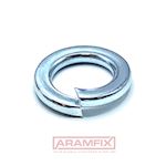 DIN 7980 Square Washer M18 Spring Steel Zinc Plated
