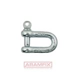 DIN 82101A Wire rope clips for ropes 4t Steel Zinc Plated