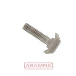 Art 9095 Hammer head bolts type 40/22 M16x40mm Class A4 PLAIN Stainless METRIC Full Tee