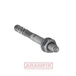 AN 217 Wedge Anchor for cracked and non-cracked concrete M8x60mm Steel Zinc-Flake METRIC Partially