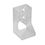 DMX® WBZ Folded Joist Hanger (a) 60 x (b) 100 x (c) 75mm t=2,0mm Steel Sendzimir Zinc Plated