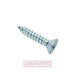 ISO 14586 C Tapping Screw for Metal 3.5x16mm Steel Zinc Plated TORX T15 Full Countersunk