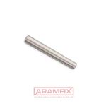 DIN 1 Taper Pin M8x100mm AISI 303 PLAIN Stainless METRIC Rounded