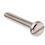 DIN 85 Pan Head Screw M10x50mm Class A4-70 PLAIN Stainless Slotted METRIC Full Rounded