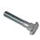 DIN 186 T-Bolts with square Neck M6x55mm Grade 8.8 Zinc-Flake METRIC Full Square