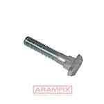 DIN 186 T-Bolts with square Neck M6x55mm Grade 8.8 Zinc-Flake METRIC Full Square