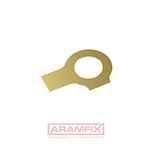 DIN 463 Tab Washers with Long and Short Tab M6 Brass PLAIN Brass