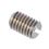 DIN 551 Set screw Cup-Point M12x90mm DUPLEX D6 1.4462 PLAIN Stainless Slotted METRIC Full Flat