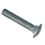 DIN 603 Carriage Bolt M8x80mm Grade 4.8 HDG-ISO [ISO FIT] METRIC Partially Rounded