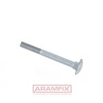 DIN 603 Carriage Bolt M10x30mm Grade 10.9 Zinc-Flake METRIC Full Rounded