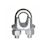 DIN 741 Wire rope clips for ropes M5x5mm Steel Zinc Plated METRIC