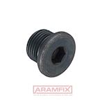 DIN 908 Screw Plug with collar M14-1.50 Steel PLAIN Hex METRIC Rounded