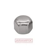 DIN 917 Cap Nuts Low-Profile M5 Class A2 PLAIN Stainless METRIC Hex