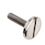 DIN 921 Cheese Head Screw M6x12mm Class A2 PLAIN Stainless Slotted METRIC Full Rounded
