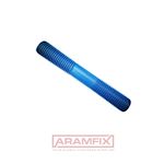 DIN 939 Double sided stud bolt M36x560/100mm Grade 8.8 XYLAN 1070 Blue METRIC Partially