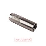 DI1K Drop In Anchors Knurled 3/4-10x3 3/16 Class A2 PLAIN Stainless INCH Partially