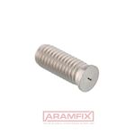 DIN ISO 13918 Welding Stud CD Type PT M8x30mm Class A2 PLAIN Stainless METRIC Partially