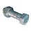 EN 15048 ISO 4014/ISO 4032 SB Structural Bolting SET SET CE-Mark M14x50mm Grade 8.8 Zinc Plated METRIC Partially Hex