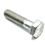 ISO 4014 Hex Bolt M4x25mm Class A2-80 PLAIN Stainless METRIC Partially Hex