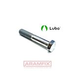 ISO 4014 Hex Bolt M5x45mm Class A4-70 LUBO Lubrication METRIC Partially Hex