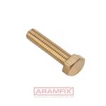 ISO 4017 Hex Bolt M4x16mm Brass PLAIN Stainless METRIC Full Hex