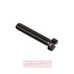 ISO 1207 Cheese Head Screw M1.6x3mm Grade 4.8 PLAIN Slotted METRIC Full Rounded