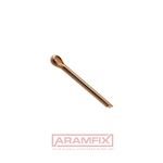 ISO 1234 Split Pins 2x16mm Copper PLAIN Copper