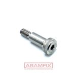 ISO 7379 Shoulder screw Standard M6/8x16mm Class A2 PLAIN Stainless Hex METRIC Partially Rounded