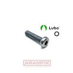 ISO 14583 Pan Head Screw M2.5x3mm Class A2 LUBO Lubrication TORX T8 METRIC Full Rounded