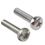 ISO 14583 Pan Head Screw M2.5x4mm Class A2 PLAIN Stainless TORX T8 METRIC Full Rounded