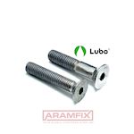 ISO 10642 Flat Head Countersunk M3x10mm Class A2 LUBO Lubrication Hex METRIC Partially Flat