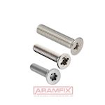 ISO 10642 Flat Head Countersunk M3x10mm Class A4 PLAIN Stainless Hex METRIC Full Flat