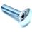 ISO 8677 Carriage Bolt M6x12mm Grade 4.6 Zinc Plated METRIC Partially Rounded