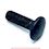 ISO 8677 Carriage Bolt M6x65mm Grade 4.8 Black Oxide METRIC Partially Rounded