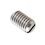 ISO 4766 Set screw Cup-Point M5x6mm Class A1 PLAIN Stainless Slotted METRIC Full Flat