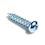 ISO 7049C Tapping Screw for Metal 2.2x6.5mm Steel Zinc Plated Phillips Full Rounded