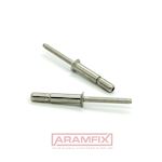 LCSK CUP-LOCK Countersunk Head Blind Rivets 6.4x23.5mm Stainless A2 / Stainless A2 PLAIN Stainless 10.5 - 18.4 Grip Range METRIC Countersunk
