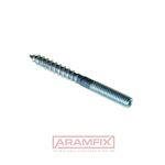 HB Hanger bolts M6x40mm Low-Carbon Steel Zinc Plated TORX T20 METRIC Both ends